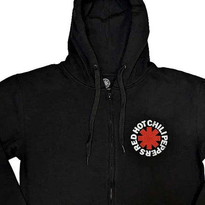 Rock Off officially licensed products Red Hot Chili Peppers Asterisk Zipped Hoodie M Black