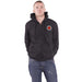 Rock Off officially licensed products Red Hot Chili Peppers Red Asterisk Zipped Hoodie XL Black