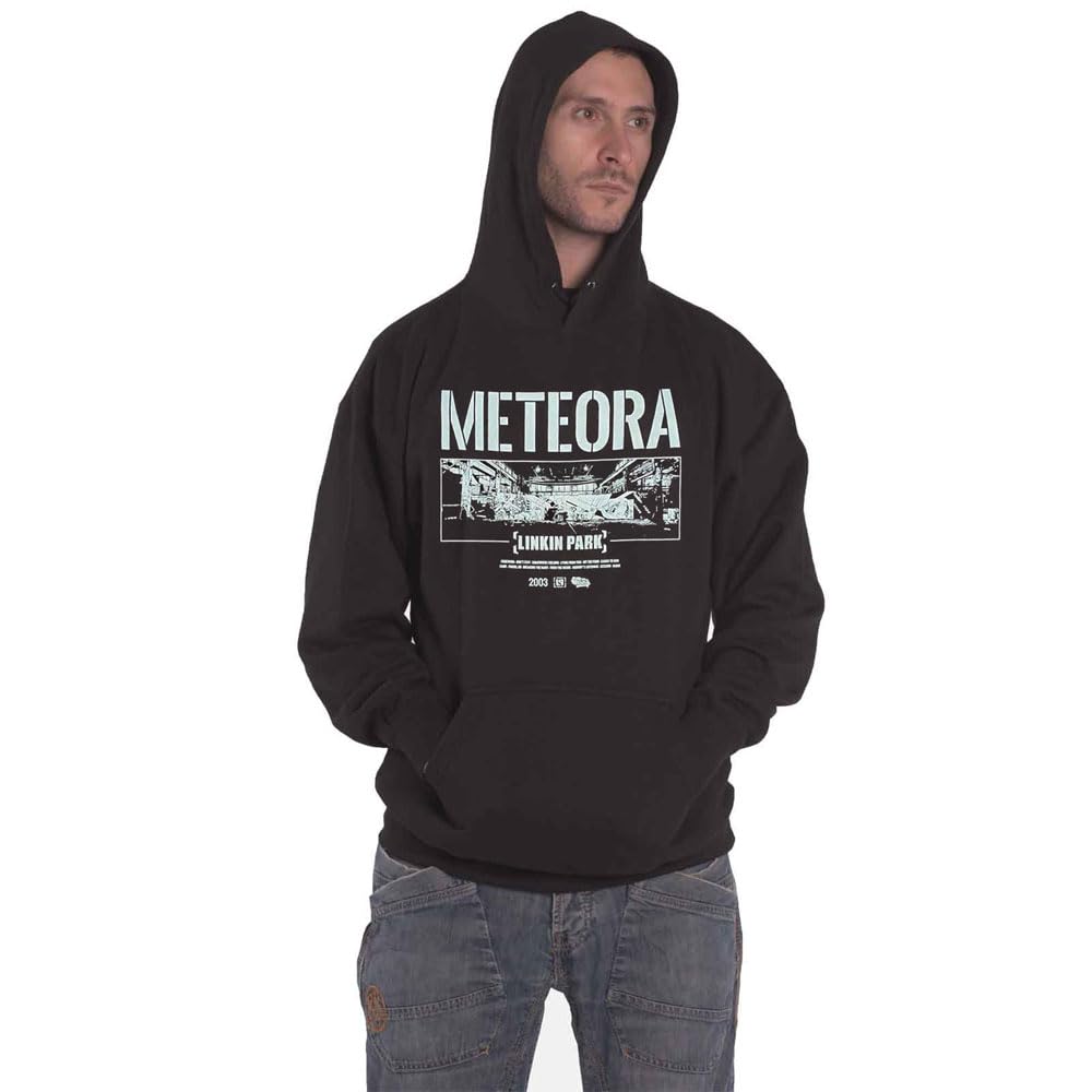 Rock Off officially licensed products Linkin Park Street Soldier Pullover Hoodie L Black