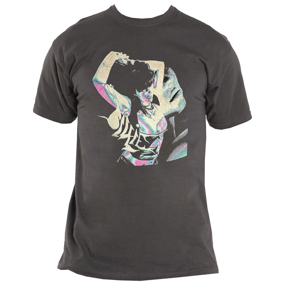 Rock Off officially licensed products Billie Eilish Portrait T Shirt L Charcoal