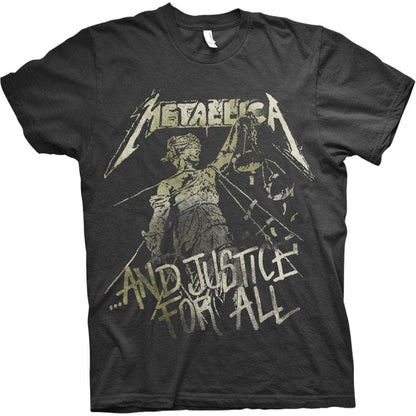 T-Shirt # Xl Unisex Black # Justice Vintage