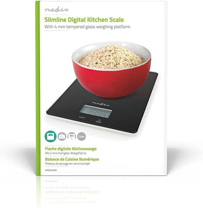 Bilancia Da Cucina Digitale Vetro Nero