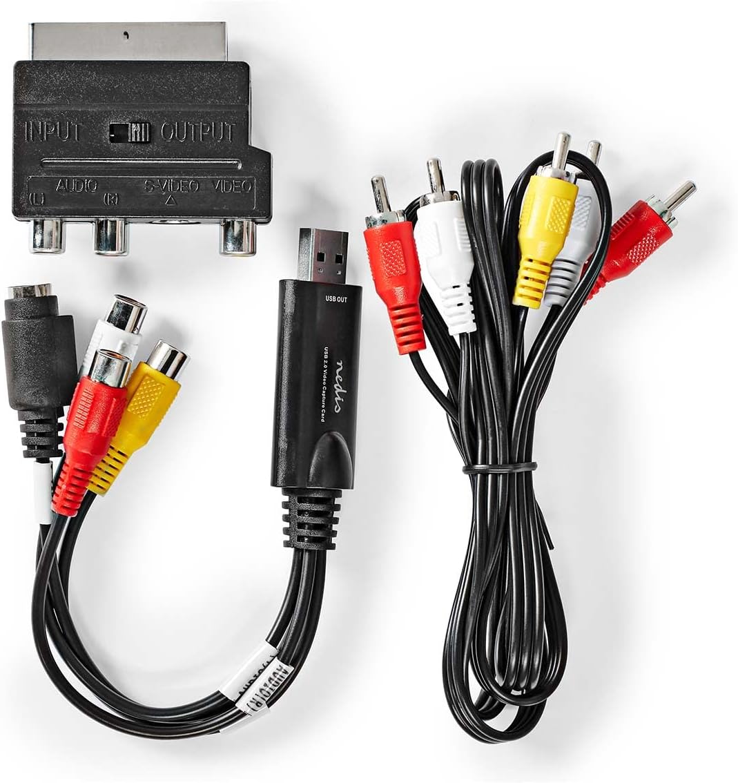 Grabber Video Usb 2.0, Cavo Scart, Cavo S-Video