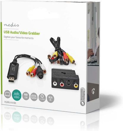 Grabber Video Usb 2.0, Cavo Scart, Cavo S-Video