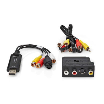 Grabber Video Usb 2.0, Cavo Scart, Cavo S-Video