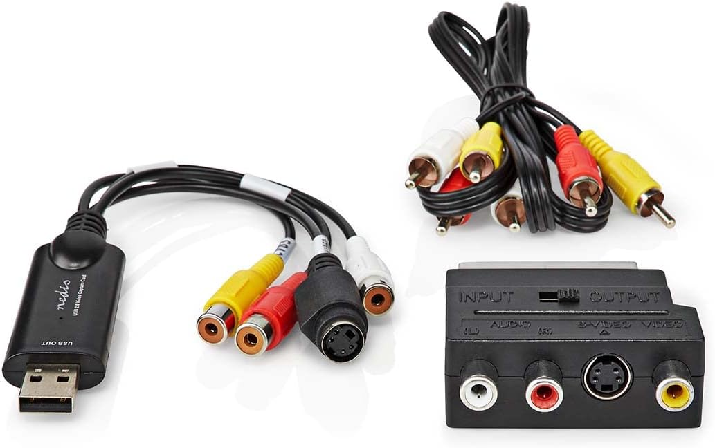 Grabber Video Usb 2.0, Cavo Scart, Cavo S-Video