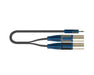 `Cavo (Rksa,192-5) Audio 5 M 3.5Mm 2 X Xlr (3-Pin) Nero, Blu, Grigio`