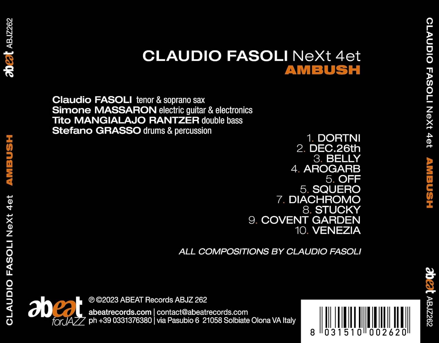 Ambush/Claudio Fasoli Next 4et