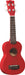 Ukulele A 4 Corde Rosso