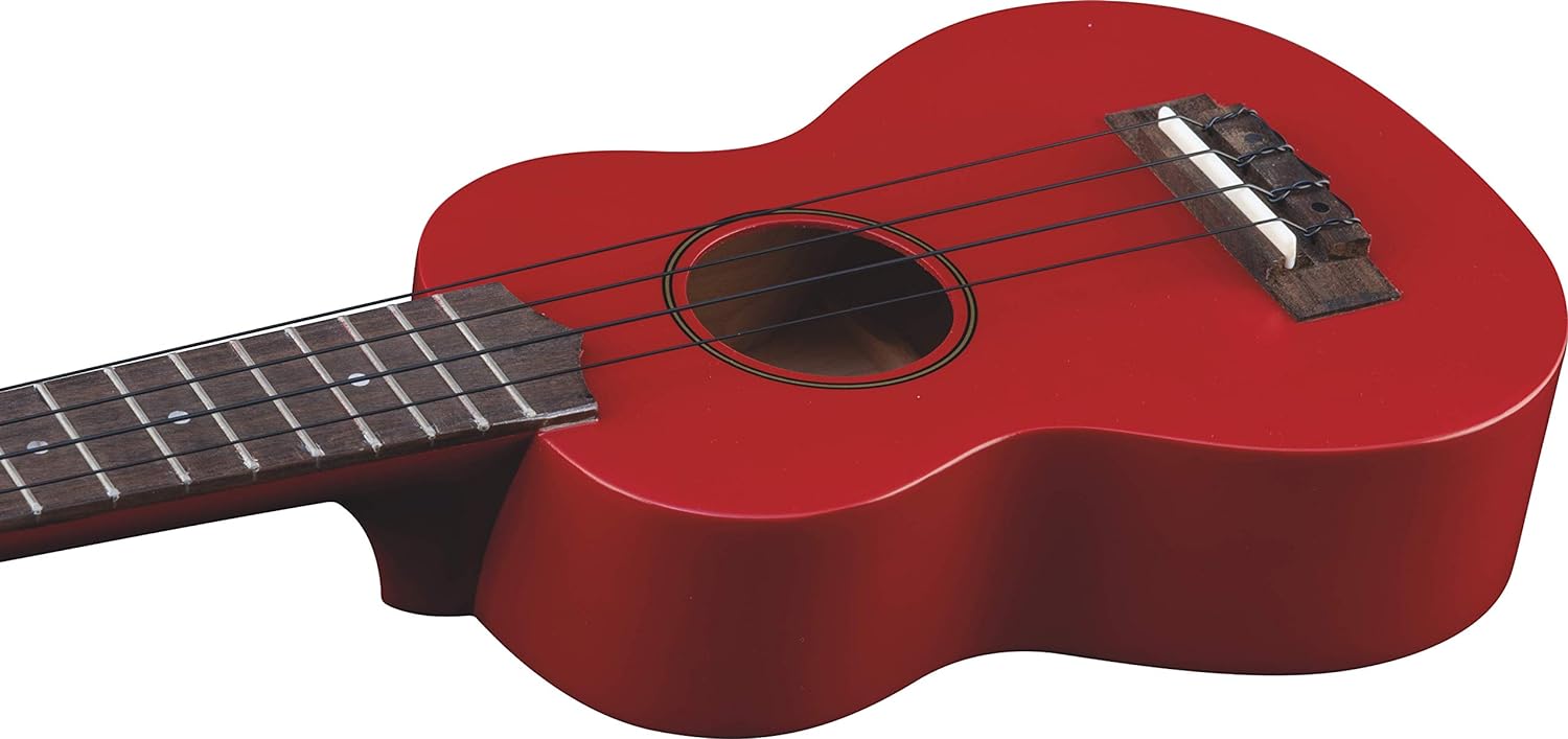 Ukulele A 4 Corde Rosso