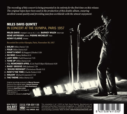 In Concert At The Olympia, Paris 1957