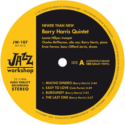 Barry Harris Quintet: Newer Than New