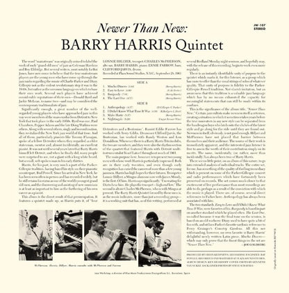 Barry Harris Quintet: Newer Than New