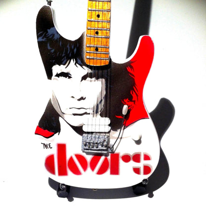 Mini guitar collection natural wood - The Doors - Tribute - Jim Morrison - TOP SELLER