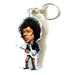 Music Legends Caricature Acrylic Keyring - Jimi Hendrix