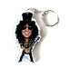 Music Legends Caricature Acrylic Keyring - Slash - Guns and Roses