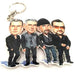 Portachiavi In Metallo Caricature Music Legends-U2