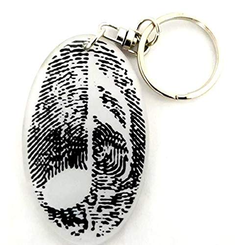 Acrylic keychain musical notes mod.Fingerprint 2