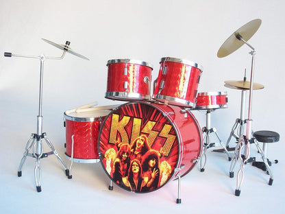 Mini Batteria Da Collezione Replica Mod. Red Chrome
