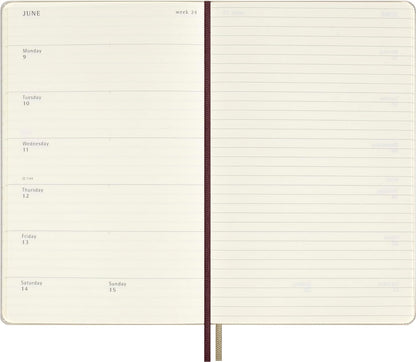 Moleskine Weekly Planner Wizarding World Harry Potter Spells Collection Wingardium Leviosa, 12-Month Weekly Planner, Phosphorescent Hardcover, Large Size 13 x 21 cm