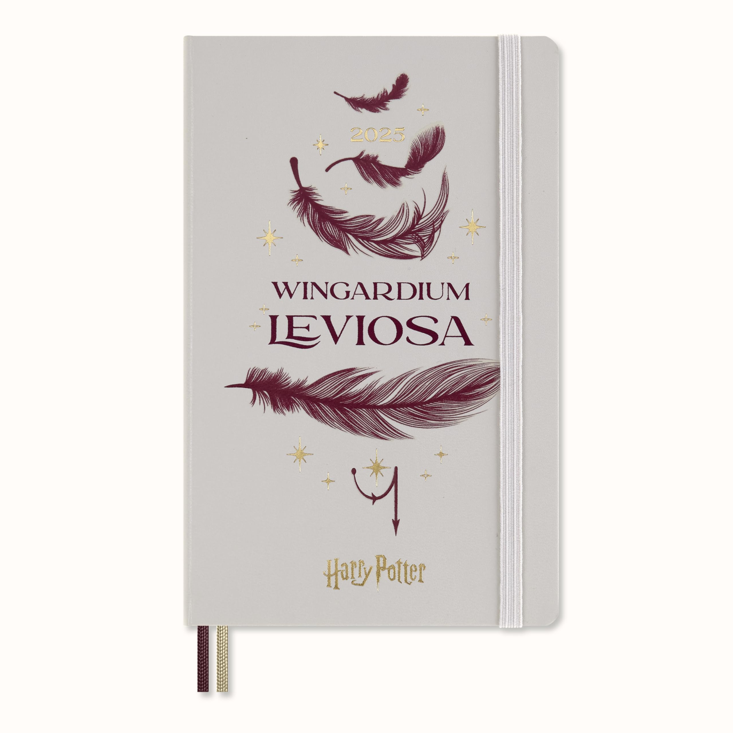 Moleskine Weekly Planner Wizarding World Harry Potter Spells Collection Wingardium Leviosa, 12-Month Weekly Planner, Phosphorescent Hardcover, Large Size 13 x 21 cm
