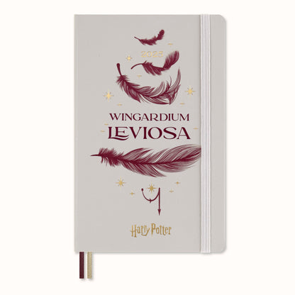 Moleskine Weekly Planner Wizarding World Harry Potter Spells Collection Wingardium Leviosa, 12-Month Weekly Planner, Phosphorescent Hardcover, Large Size 13 x 21 cm