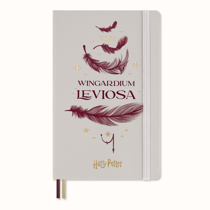 Moleskine Weekly Planner Wizarding World Harry Potter Spells Collection Wingardium Leviosa, 12-Month Weekly Planner, Phosphorescent Hardcover, Large Size 13 x 21 cm