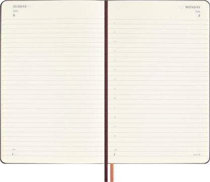 Moleskine Daily Planner Wizarding World Harry Potter Spells Collection Accio, 12-Month Daily Planner, Phosphorescent Hardcover, Large Size 13 x 21 cm