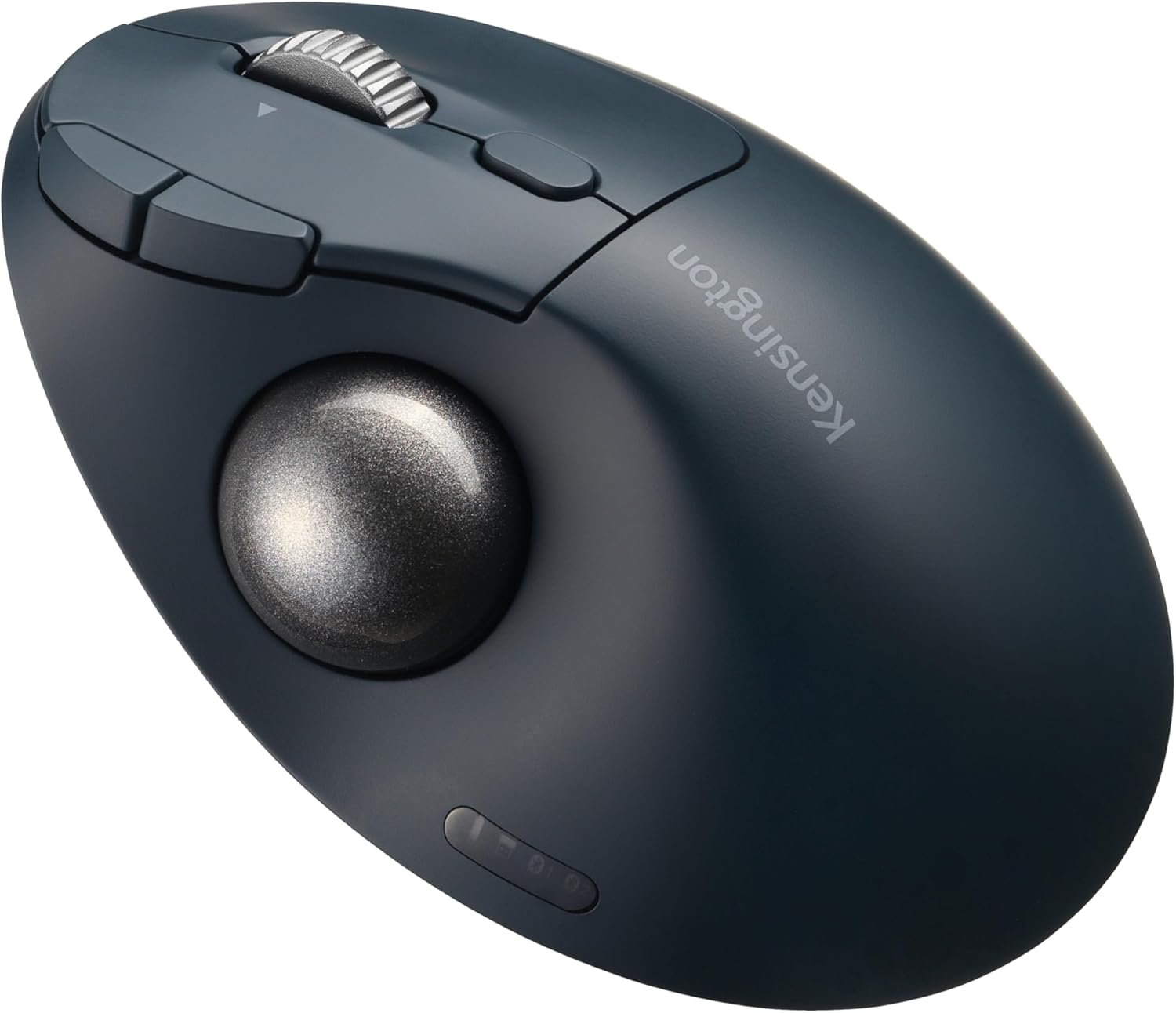 Kensington Pro Fit Ergo TB550 Rechargeable Bluetooth 2.4GHz Ergonomic 34mm Thumb Operated Trackball Mouse with Multi Directional 4D Scroll wheel, Made from 51% Recycled plastic (K72196WW