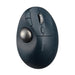 Kensington Pro Fit Ergo TB550 Rechargeable Bluetooth 2.4GHz Ergonomic 34mm Thumb Operated Trackball Mouse with Multi Directional 4D Scroll wheel, Made from 51% Recycled plastic (K72196WW