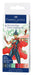 Faber-Castell 267196 Pitt Artist Pen Comic Colouring Set, verschillende kleuren, met penseelpunt, etui van 6 Comic 6-delig
