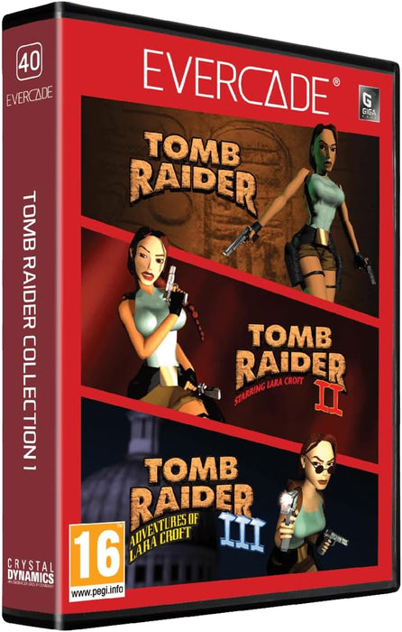 Evercade EXP-R Handheld with Tomb Raider 1, 2 & 3
