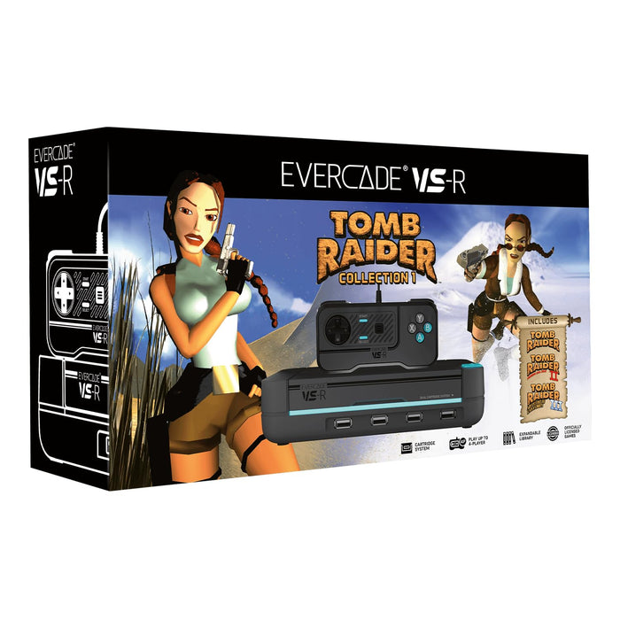 Evercade VS-R Console with Tomb Raider 1, 2 & 3
