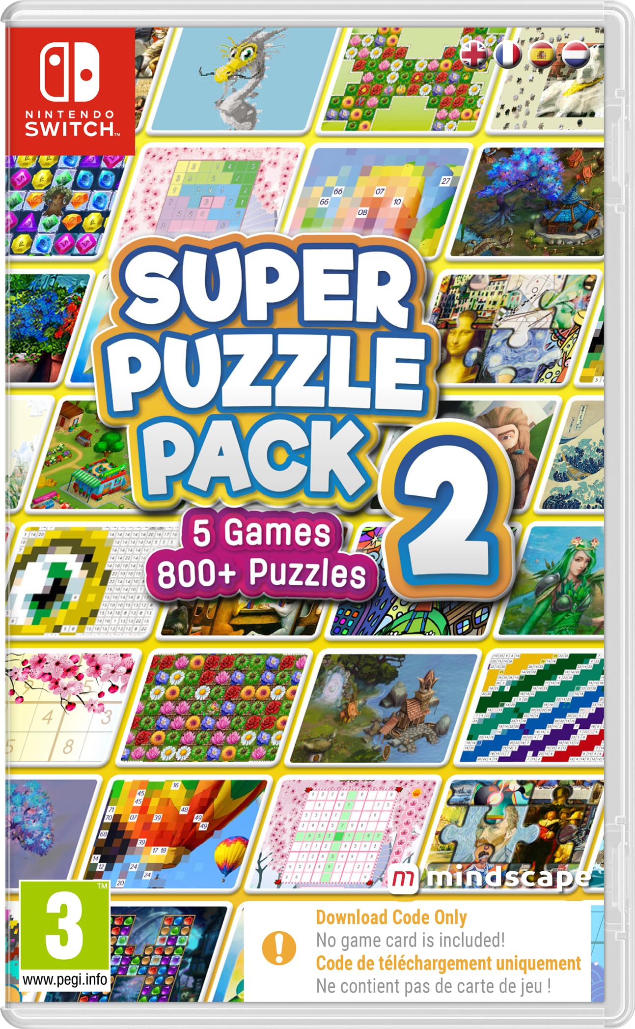 Super Puzzle Pack 2 (Code in a Box) (Nintendo Switch