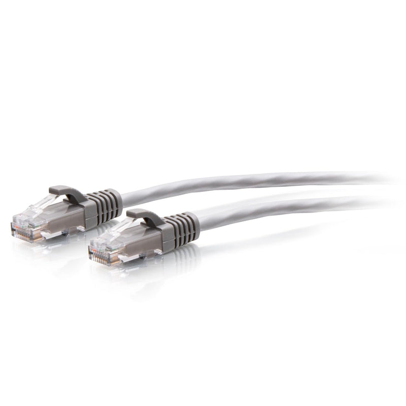 C2G 0.6M (2Foot) CAT6A Extra Flexible Slim Ethernet Cable, Ideal for use with Router, Modem, Internet,Wifi boxes, Xbox, PS5, Smart TV, SKY Q, IP Camera. Delivering Ultra Fast Internet Speeds. GREY