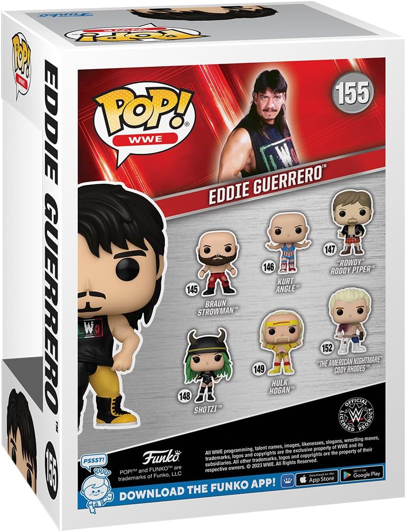 Funko POP! WWE: Eddie Guerrero - Collectable Vinyl Figure - Gift Idea - Official Merchandise - Toys for Kids & Adults - Sports Fans - Model Figure for Collectors and Display
