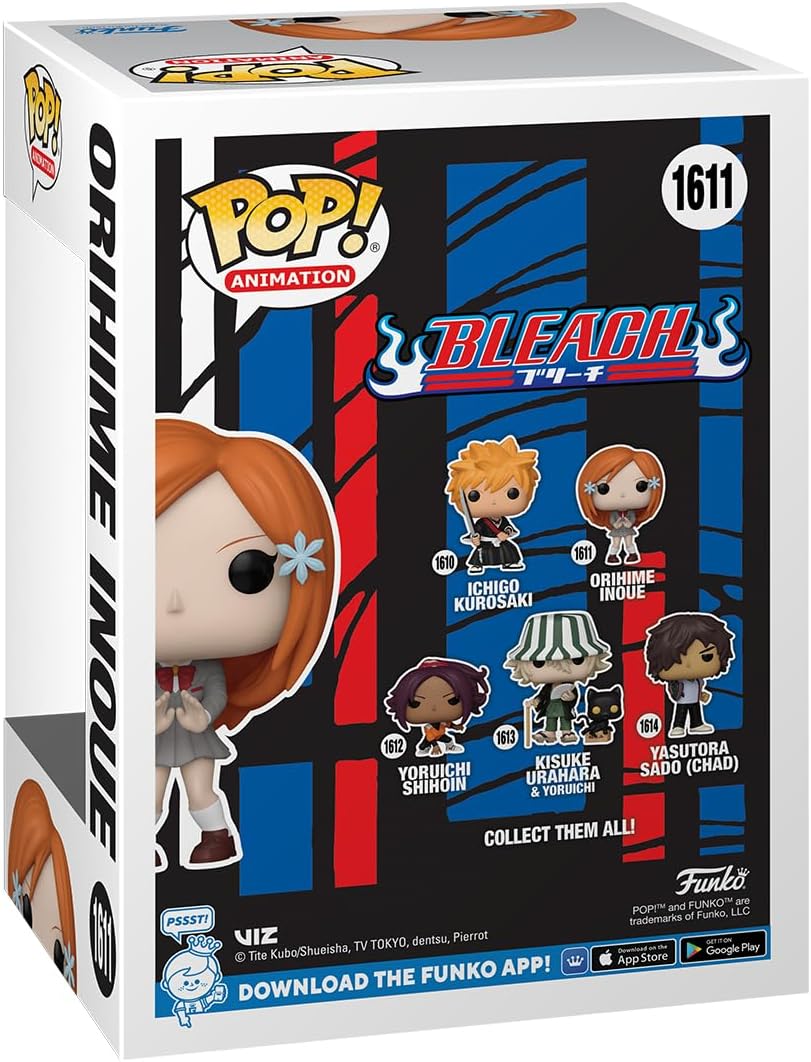 Funko POP! Animation: BLEACH - Orihime Inoue - Bleach - Collectable Vinyl Figure - Gift Idea - Official Merchandise - Toys for Kids & Adults - Anime Fans - Model Figure for Collectors and Display
