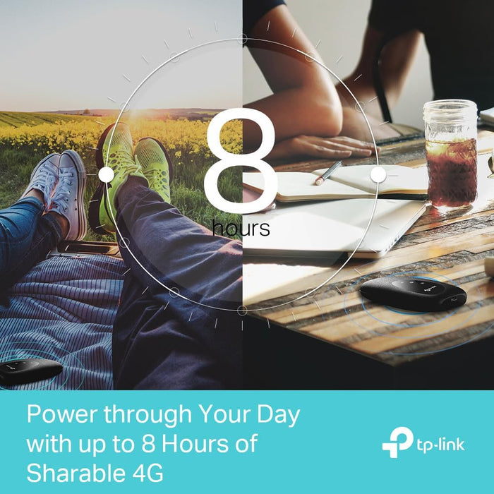 TP-Link M7010 4G+ MiFi, Portable Travel WiFi, Low Cost Unlocked LTE-Advanced Cat4 Mobile WiFi Hotspot Dongle, 2000mAh battery, High Global Compatibility, Easy App Management