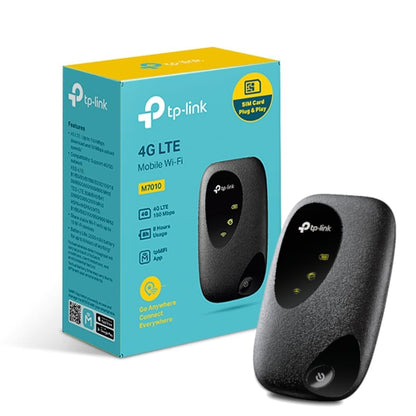 TP-Link M7010 4G+ MiFi, Portable Travel WiFi, Low Cost Unlocked LTE-Advanced Cat4 Mobile WiFi Hotspot Dongle, 2000mAh battery, High Global Compatibility, Easy App Management