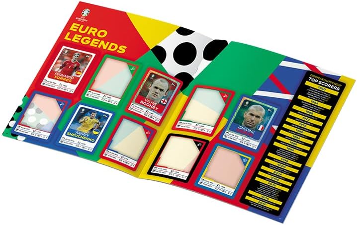 Uefa Euro 2024 Sticker Collection Album Hardcover