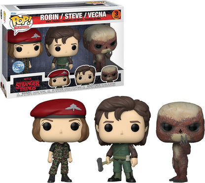 Stranger Things 4 - Robin, Steve & Vecna Pop! Vinyl Figure 3-Pack