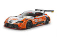 TAMIYA 58703 1:10 au Tom's GR Supra (TT-02) -Remote Control Car, RC Vehicle, Building, Assembly Kit Model, Unvarnished