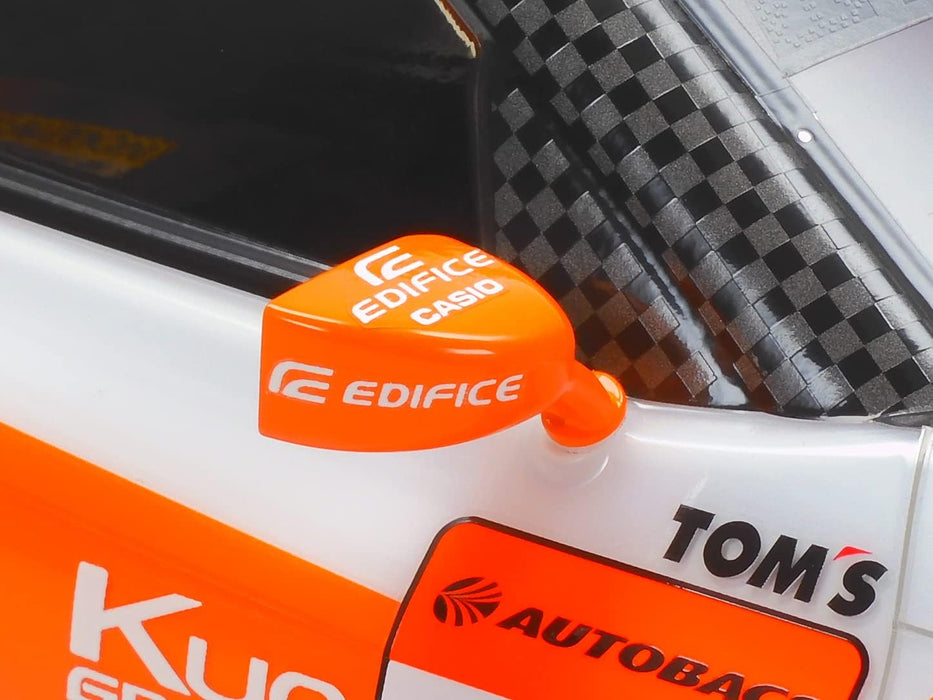 TAMIYA 58703 1:10 au Tom's GR Supra (TT-02) -Remote Control Car, RC Vehicle, Building, Assembly Kit Model, Unvarnished