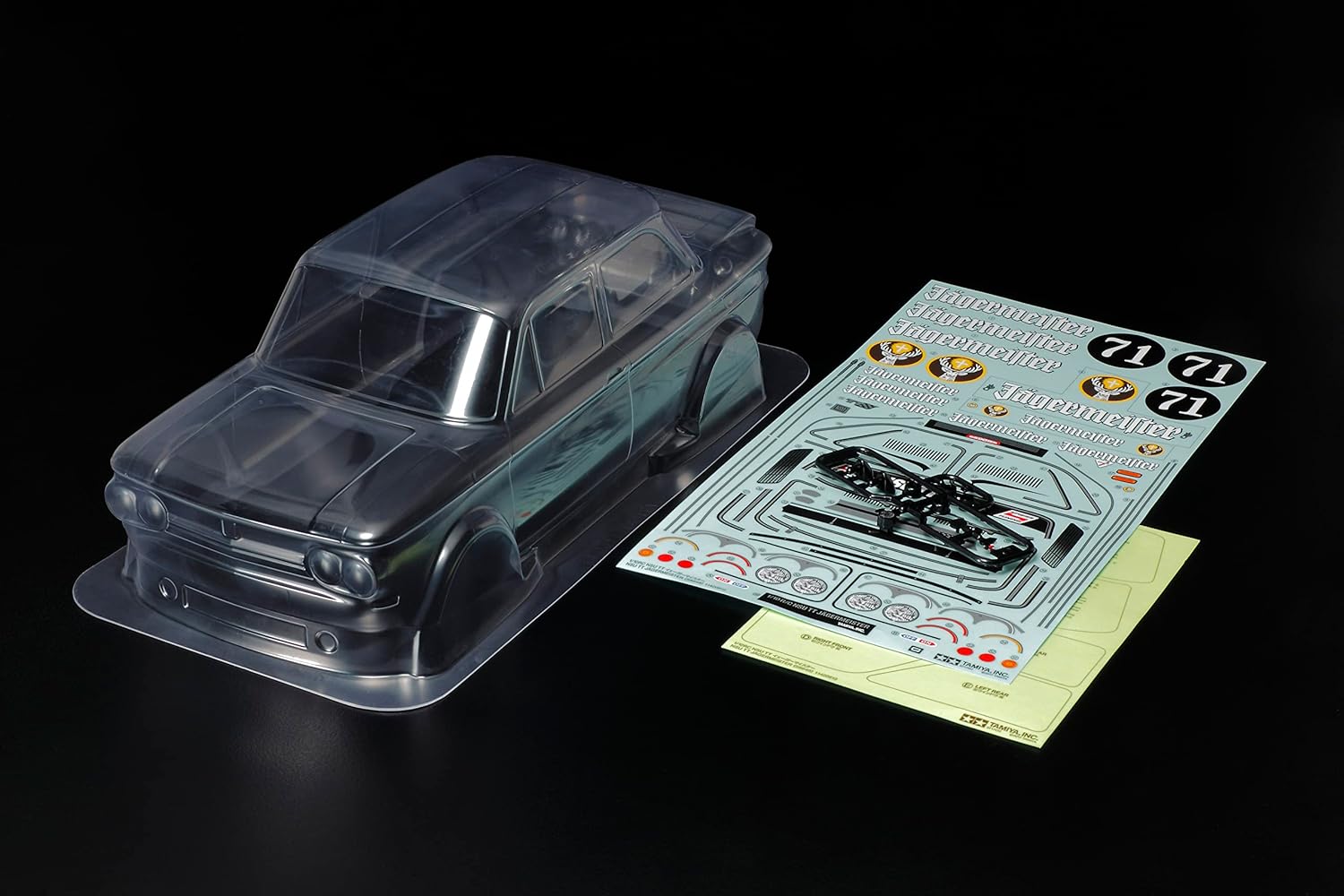 TAMIYA 51594 NSU Prince TT Jägermeister Car Body Kit Accessory for Remote Control Car Body RC Model Making