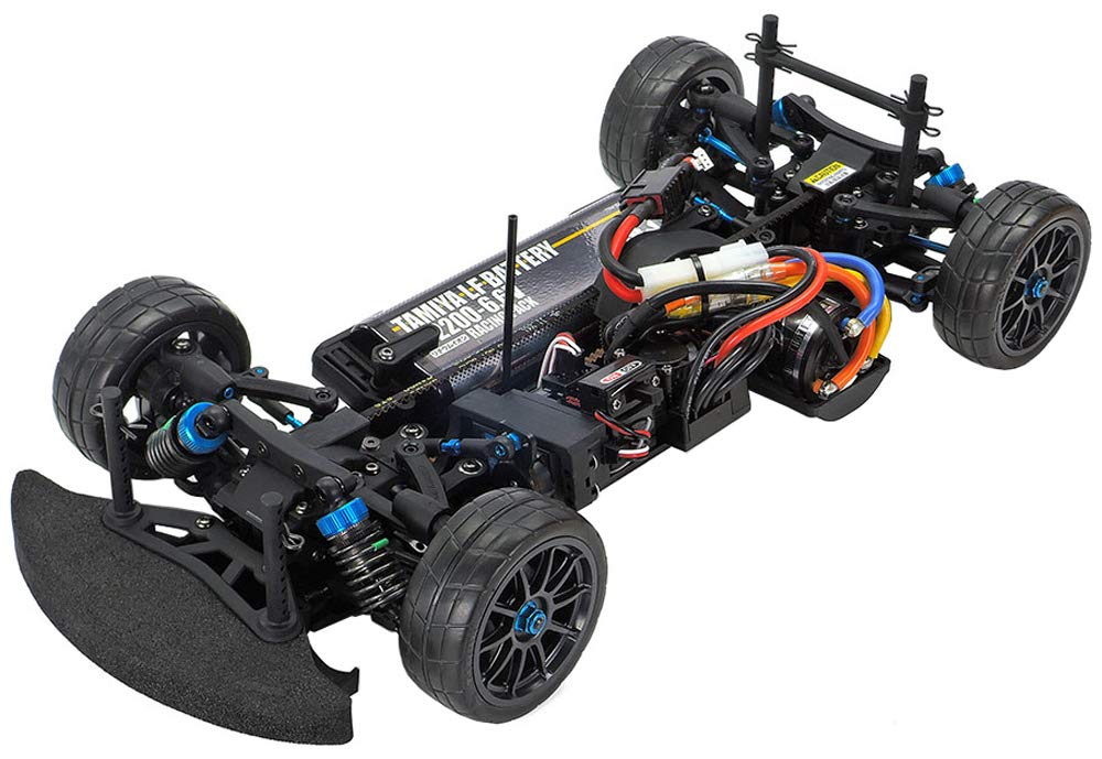 Tamiya 58693-1:10 RC TA08 Pro Chassis Kit, ferngesteuertes Auto/Fahrzeug, Modellbau, Bausatz, Hobby, Zusammenbauen, Chassis, schwarz