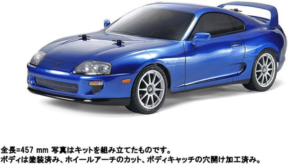 Tamiya 58733 1:10 RC Toyota Supra (JZA80) BT-01 2WD - ferngesteuertes Auto, RC Fahrzeug, Modellbau, Bausatz zum Zusammenbauen, Hobby, Basteln, RC Modellbau