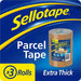 Sellotape Parcel Tape, Brown Tape for Packing, High-Strength Packaging Tape for Professional & Office Use, Packing Tape for Heavy Loads