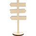 Creativ Company - Houten Bord Pijlen op Voet 12cm