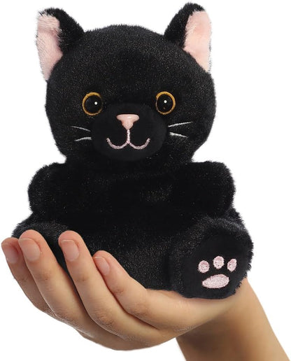 Aurora, 13551, Palm Pals Twilight Black Cat 5In, Soft Toy, Black