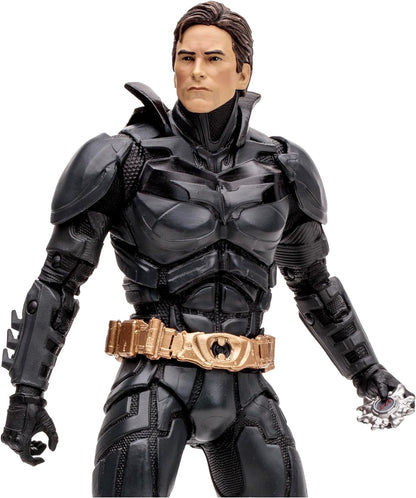 DC Multiverse 17.8 cm Batman Action Figure (The Dark Knight) with Skydiving Gear - Highly Detailed Collectible for Fans and Collectors